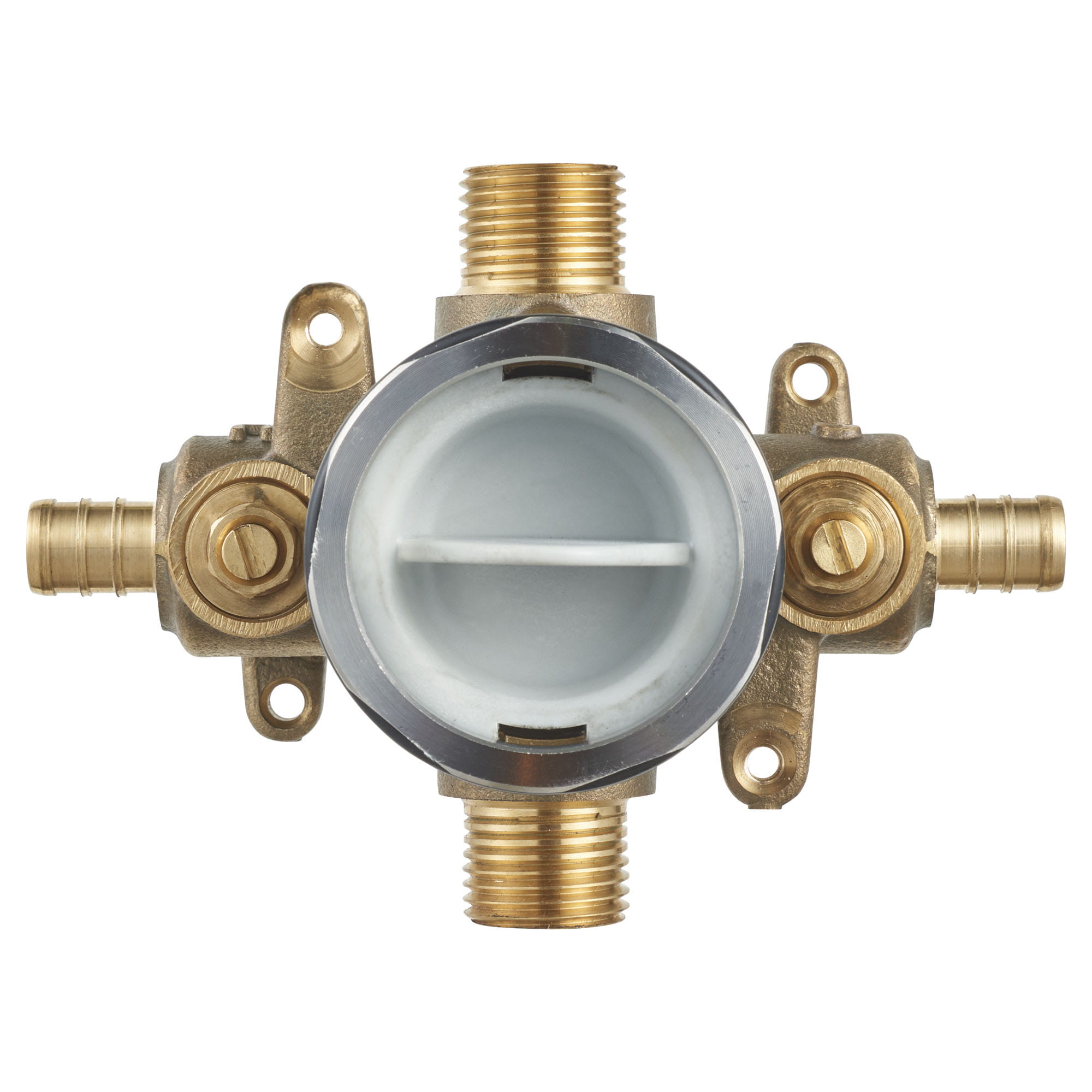 Flash® Shower Rough-In Valve With PEX Inlets/Universal Outlets With Screwdriver Stops for Crimp Ring System